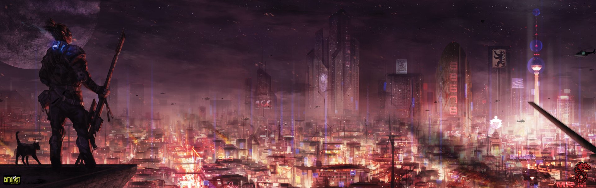 Cyberpunk Video Game Shadowrun HD Wallpaper