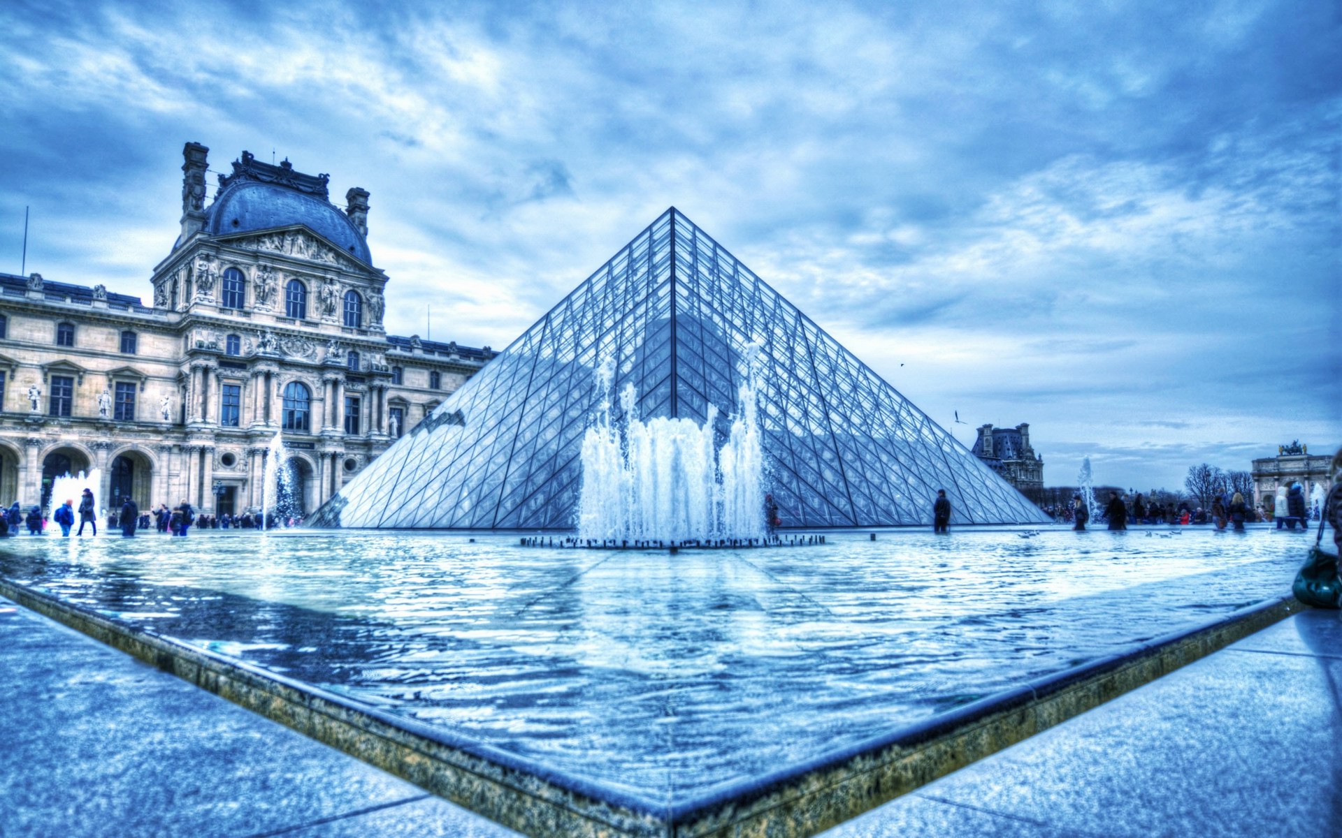 Wallpaper Travel HD The Louvre Monument