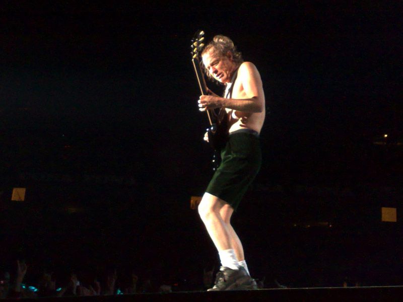 Acdc Angus Young Guitar Solo Wallpaper