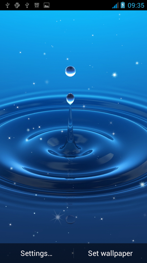 Water Drop Live Wallpaper   Android Apps on Google Play