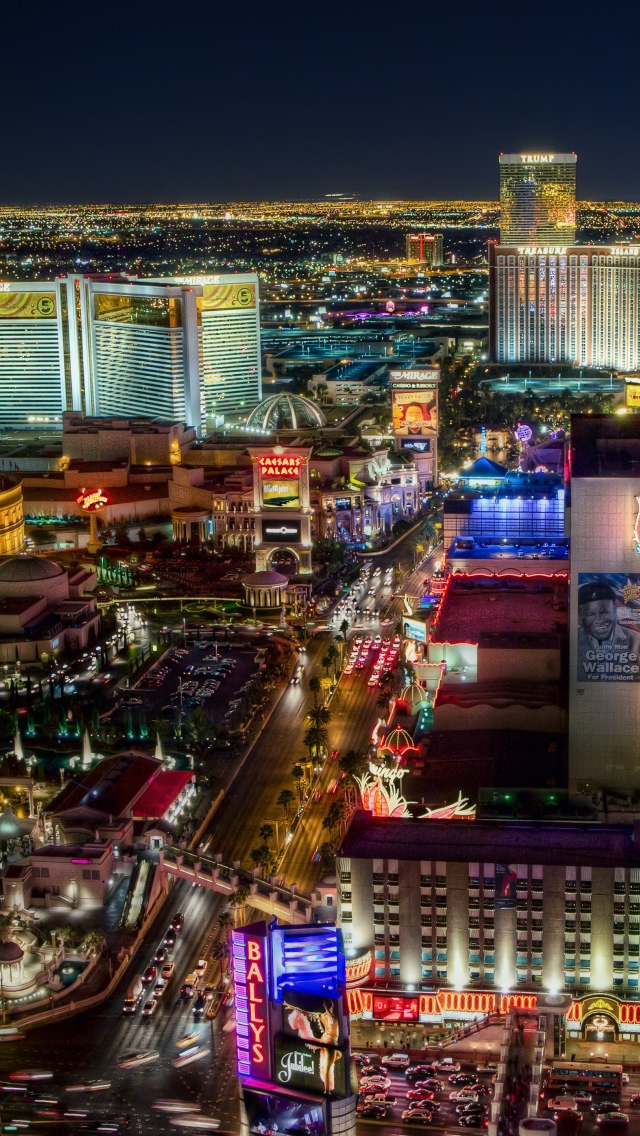 Las Vegas Strip North iPhone Wallpaper