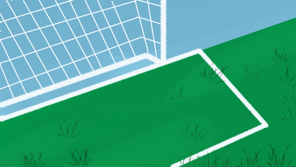 Free Download Minimalistic Cartoon Soccer Goal Background Design Simple 960x541 For Your Desktop Mobile Tablet Explore 32 Goal Background