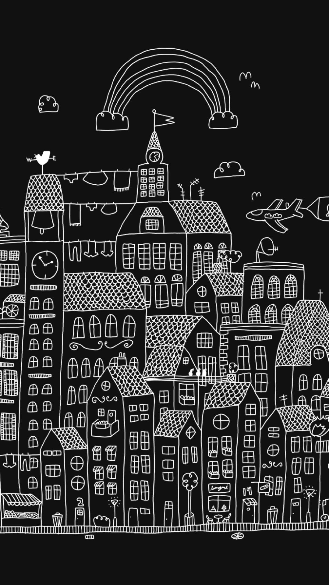 Black iPhone Wallpaper S