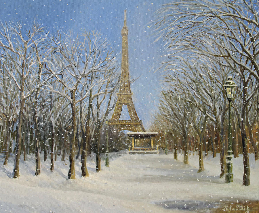 Winter Storm In Paris Fabulous French