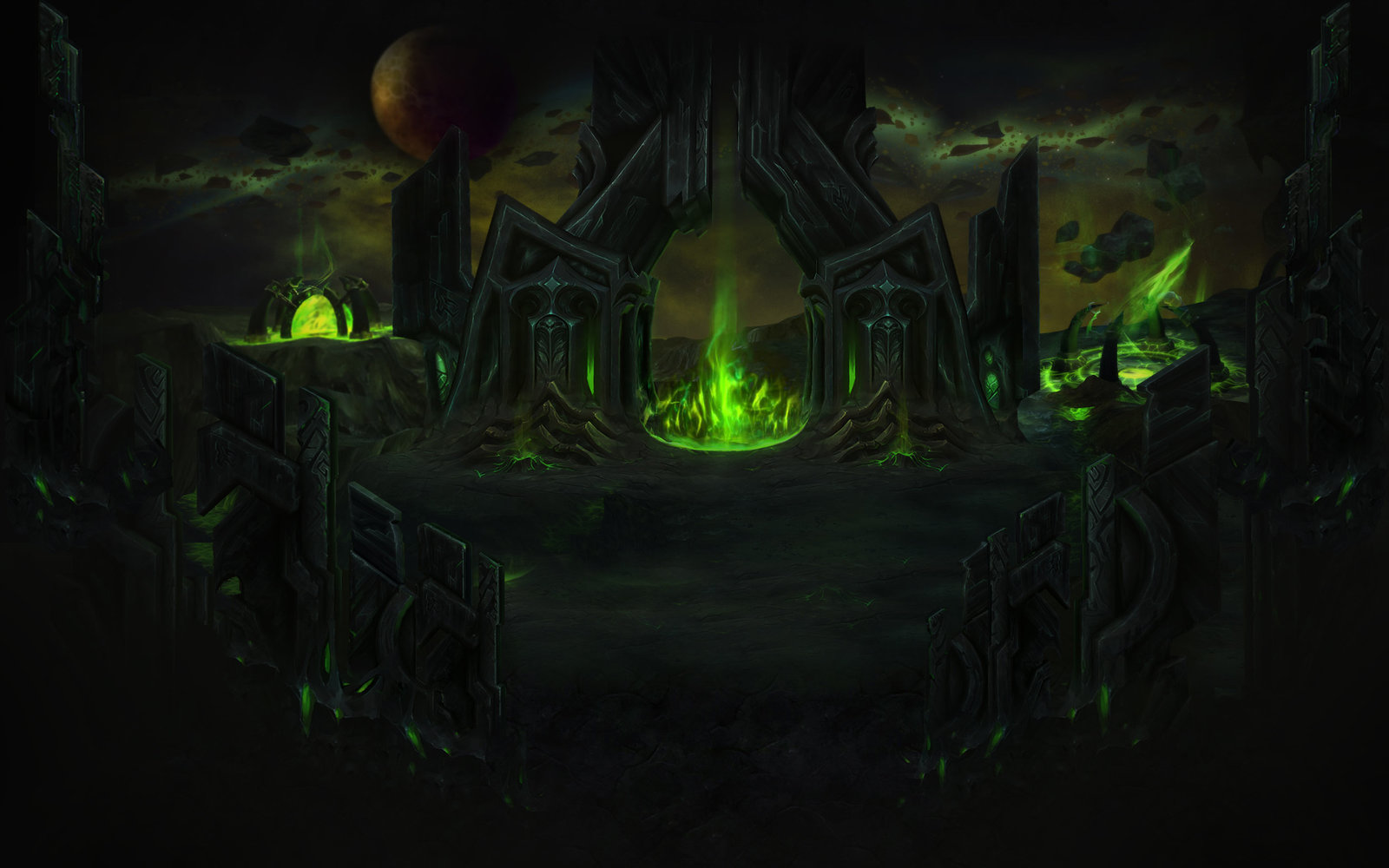 World Of Warcraft Legion Obelisk Header Background By Morachnus On