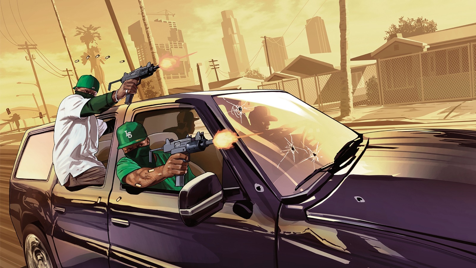 Wallpaper Grand Theft Auto V Gta5 Grove Street