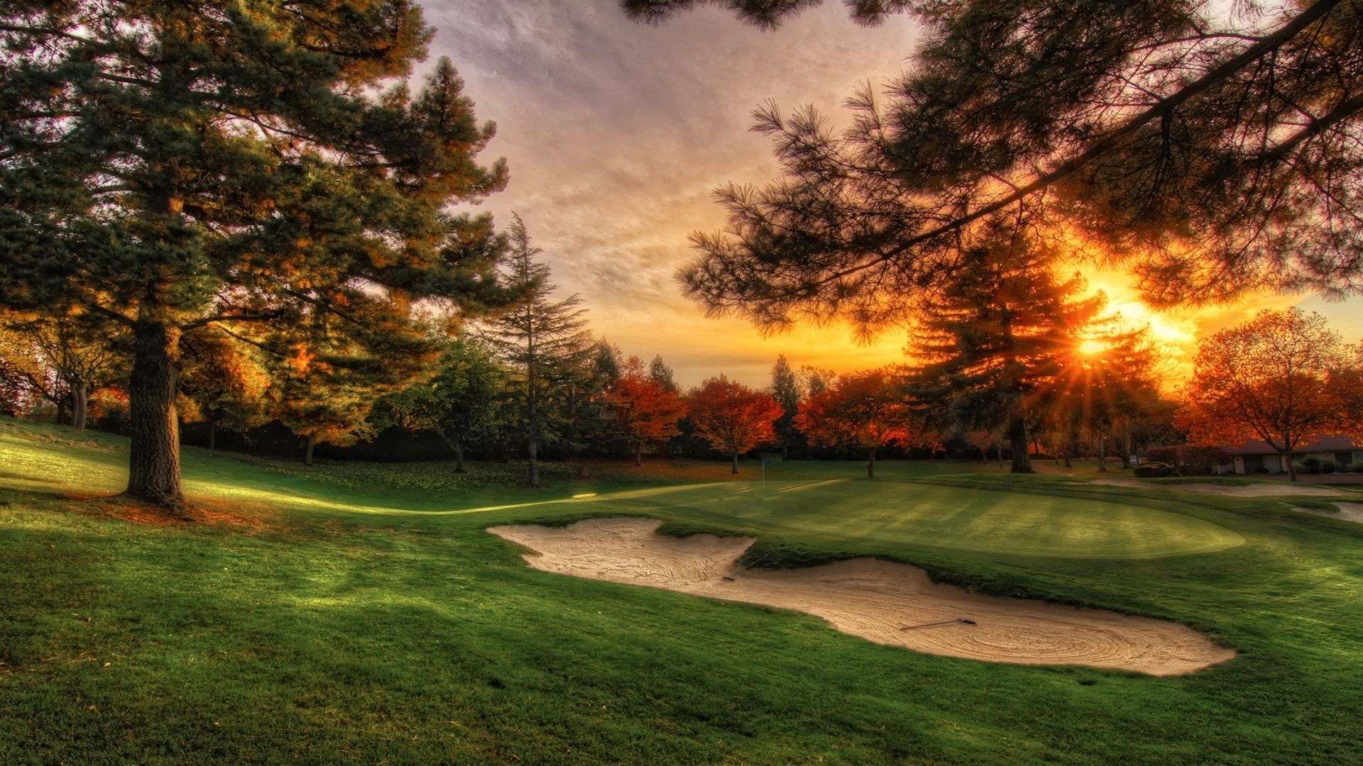 Golfing Desktop Wallpaper