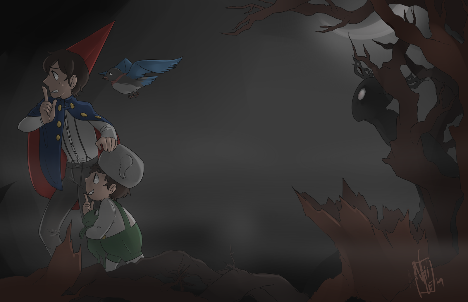 Over The Garden Wall Beast By Nhiwi