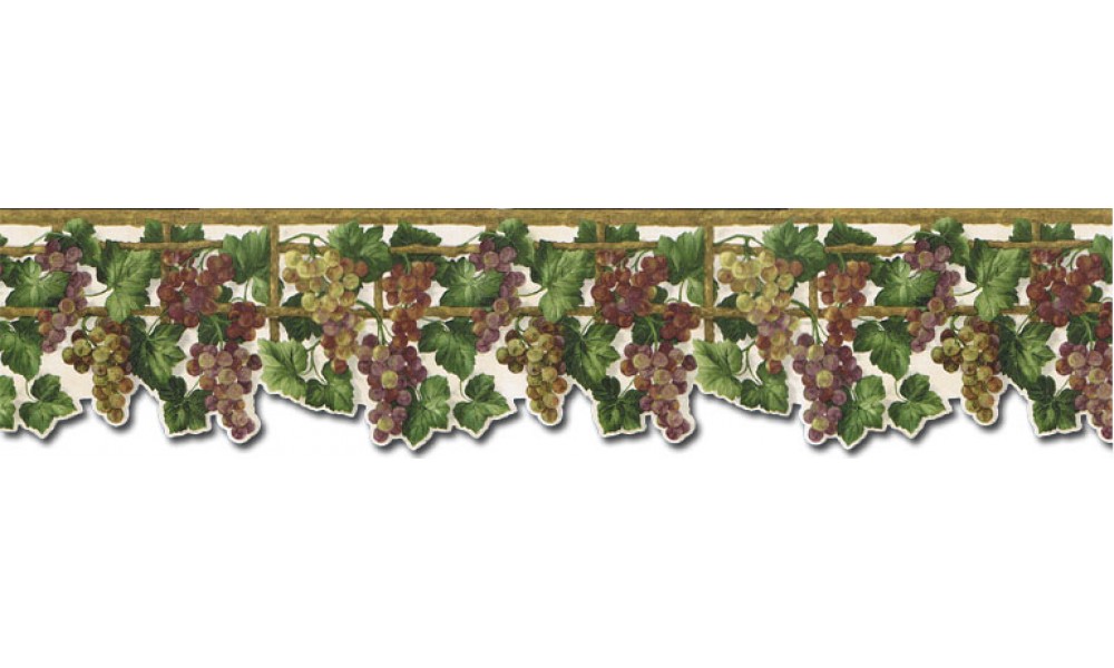 Free download Home Grape Fruits Wallpaper Border WD76836DC [1000x600