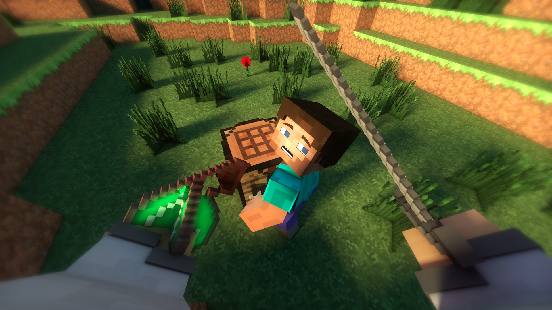 Wallpaper Minecraft 3d The Steve S Kill By Thefennixcreations On