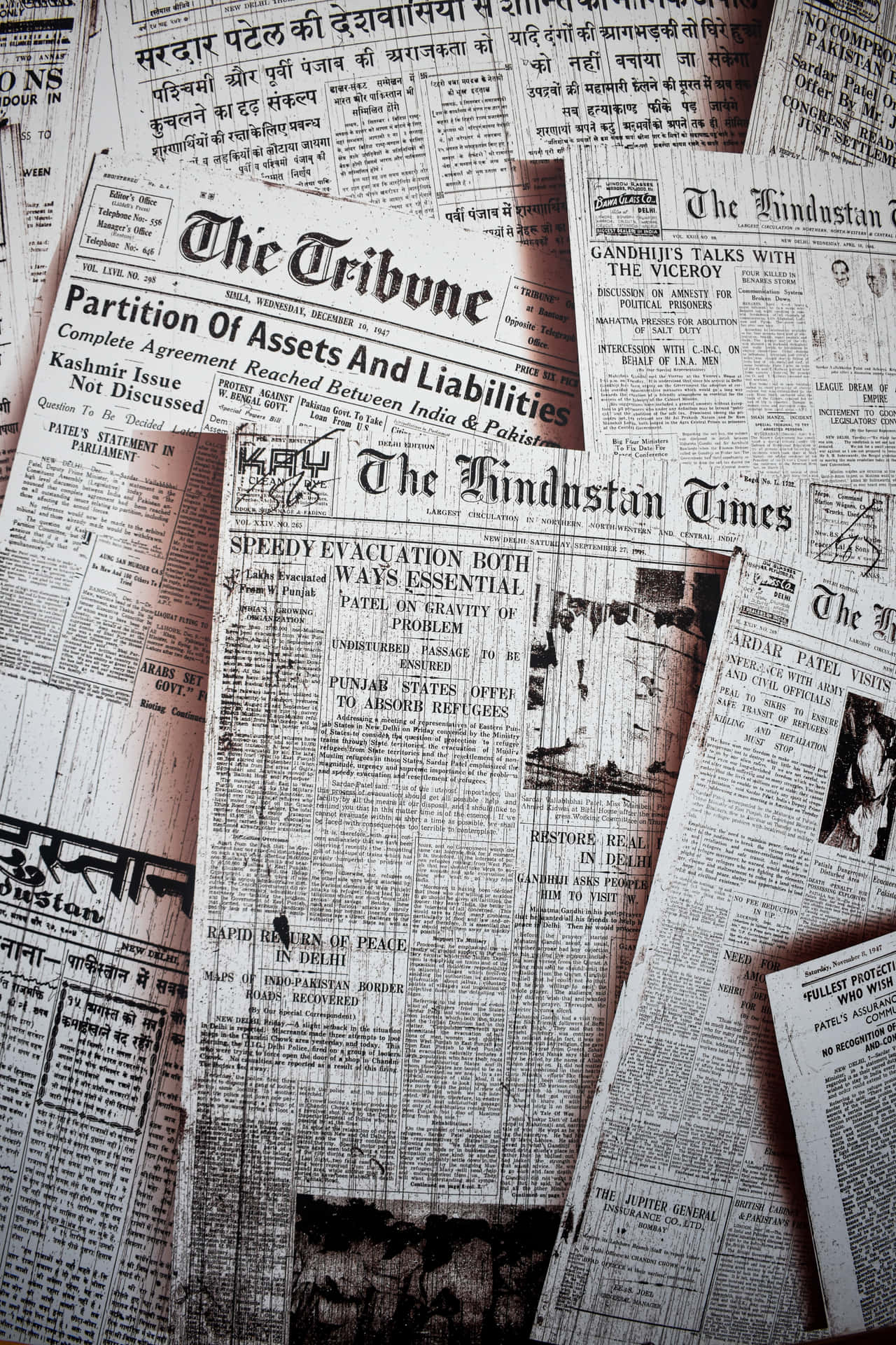 Vintage Newspaper Wallpaper