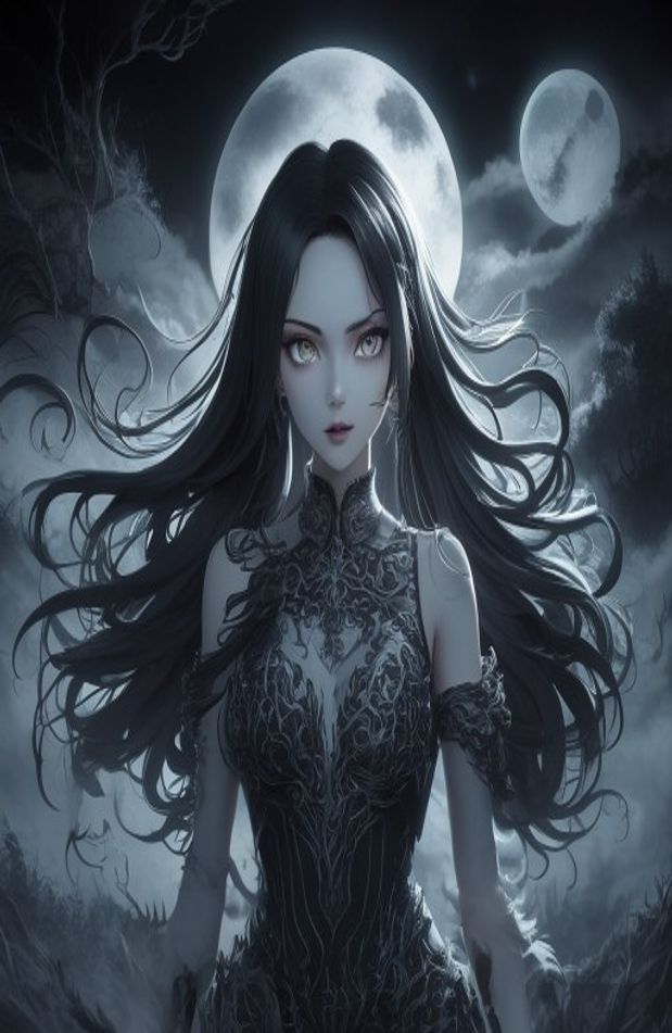 Dark Anime Girl Wallpaper