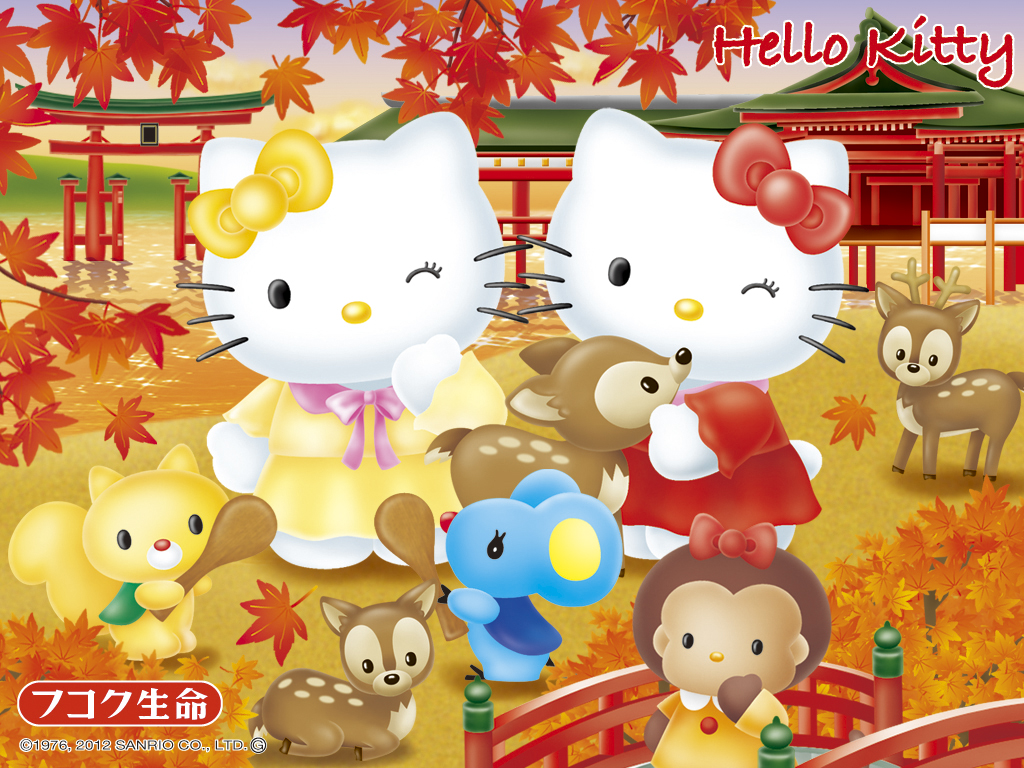 Hello Kitty In Japan Sanrio Wallpaper Friends Pin