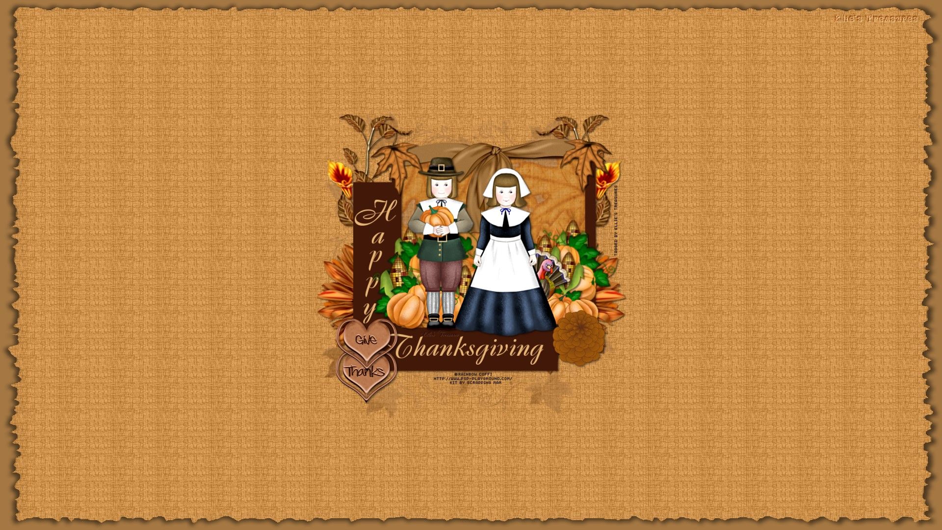 Cute Thanksgiving Wallpaper Background HD