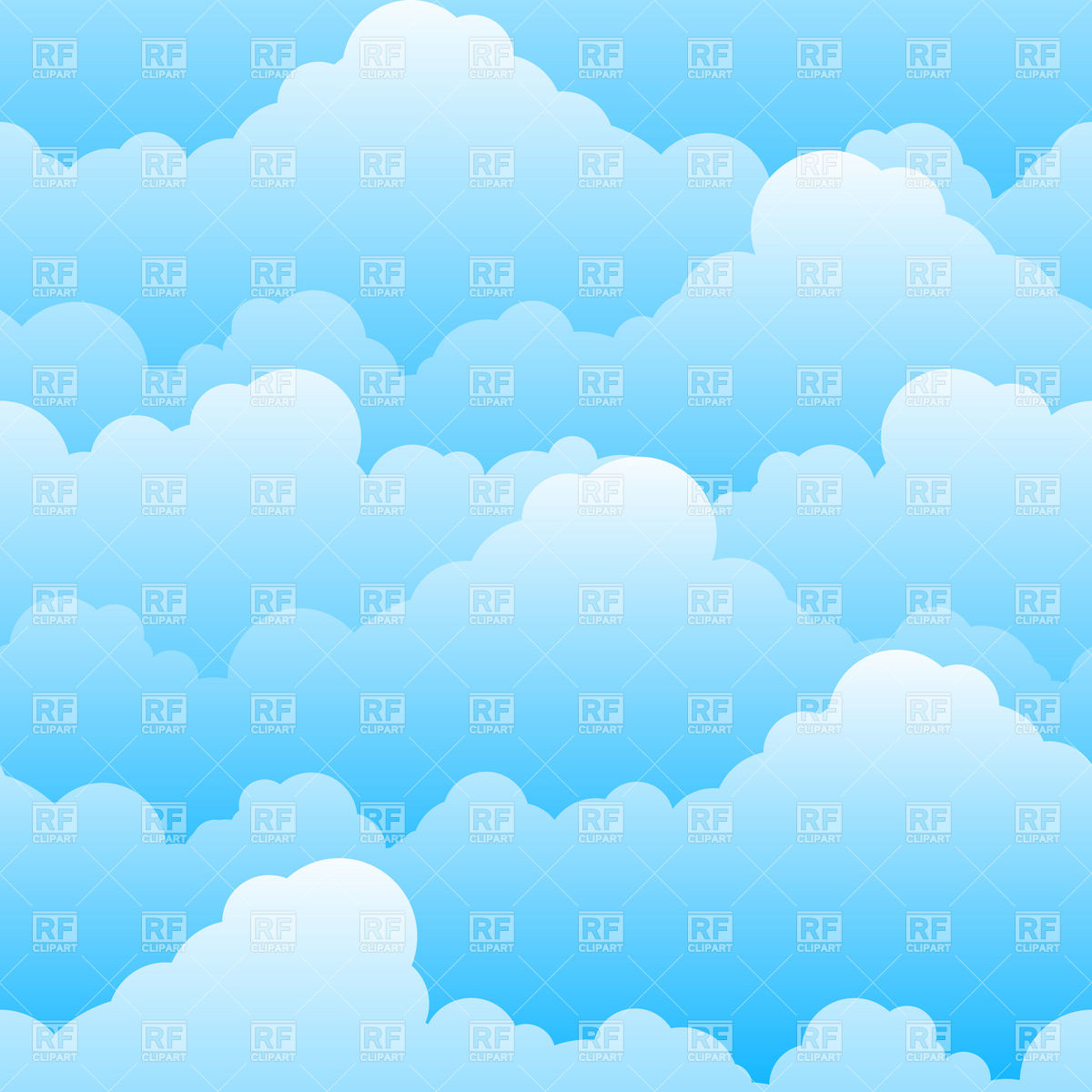 Seamless Cloudy Sky Background Background