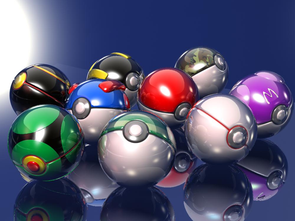 All Real Pokemon Balls Toy Image
