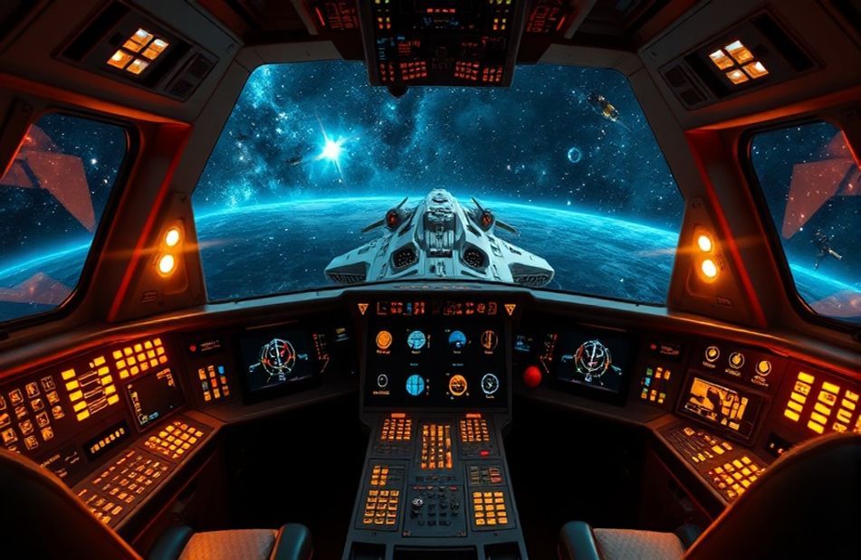 Millenium Falcon Cockpit Wallpaper