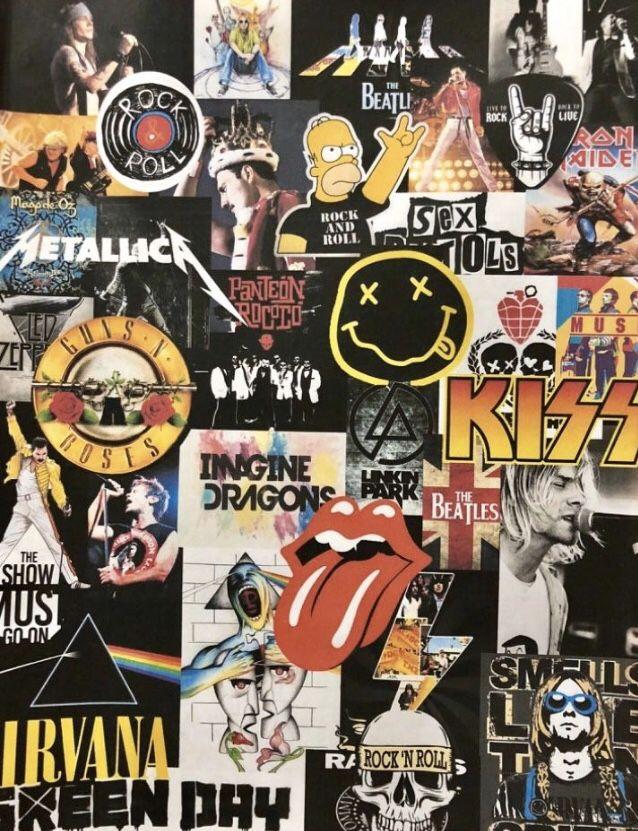 vintage wallpaper Band wallpapers Rock background Rock band logos
