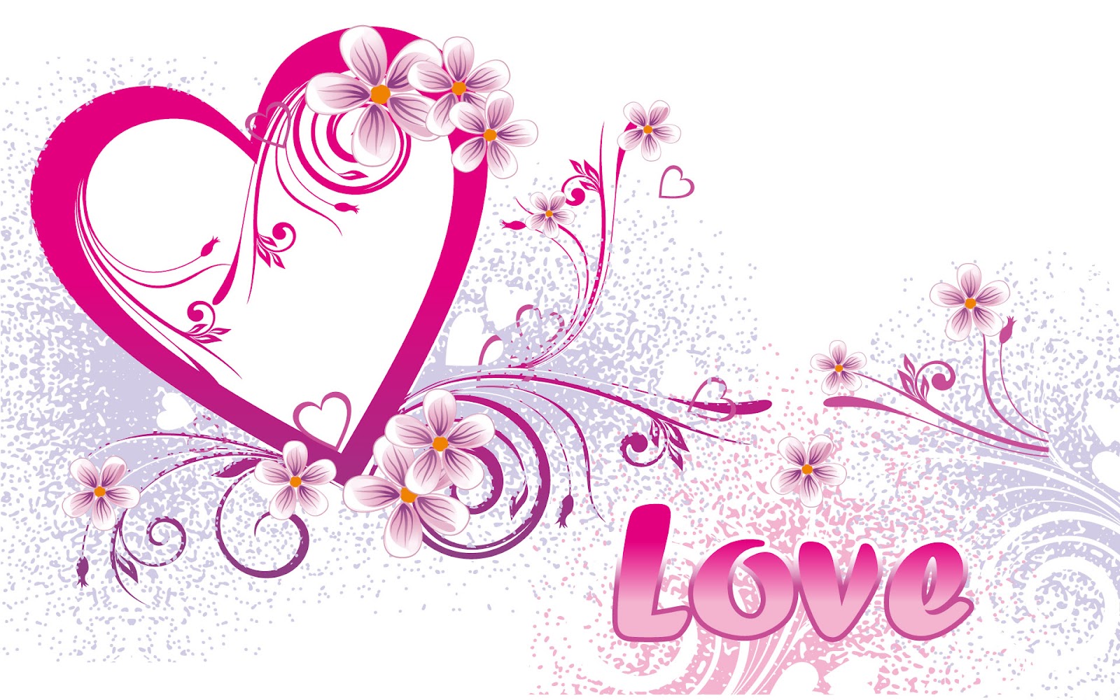 Cute Pink Colour Love Valentines Day Wallpaper