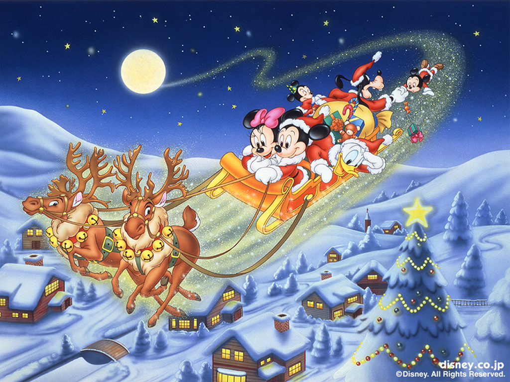 73] Disney Christmas Wallpapers Free on