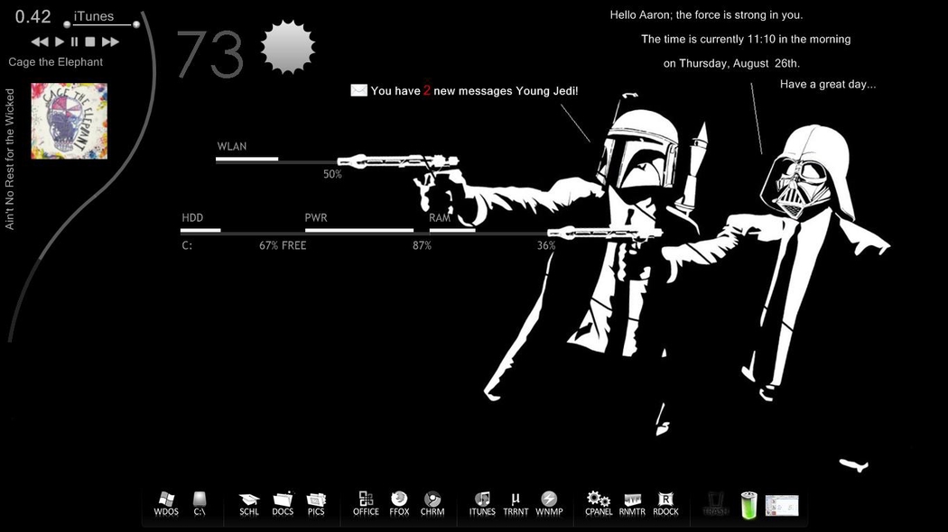 Star Wars Pulp Fiction HD Desktop Wallpaper High Definition Picture