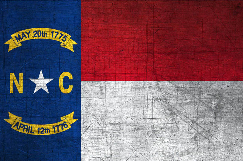 Carolinian Flag Metal Of North Carolina It For
