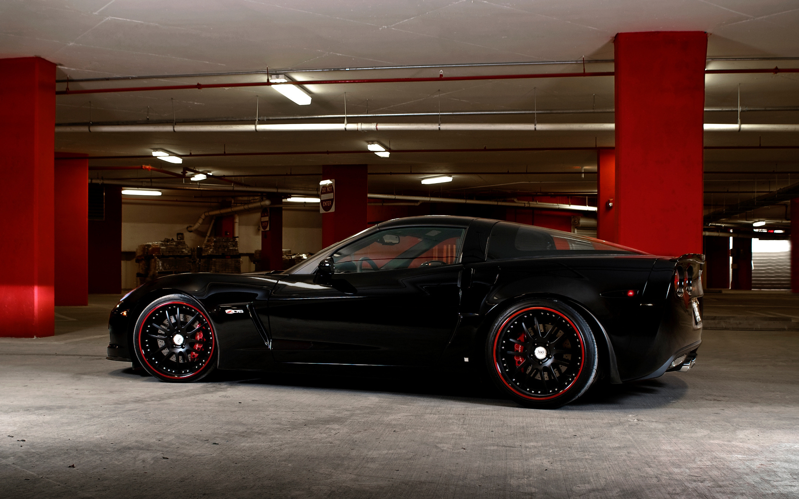 Chevrolet Corvette Z06 Black Wallpaper And Image