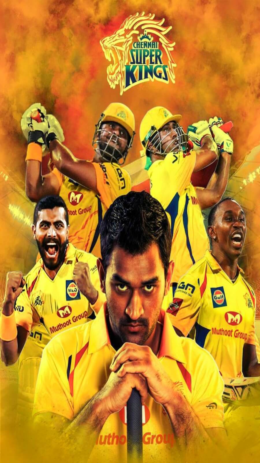 Chennai Super Kings Players Wallpaper