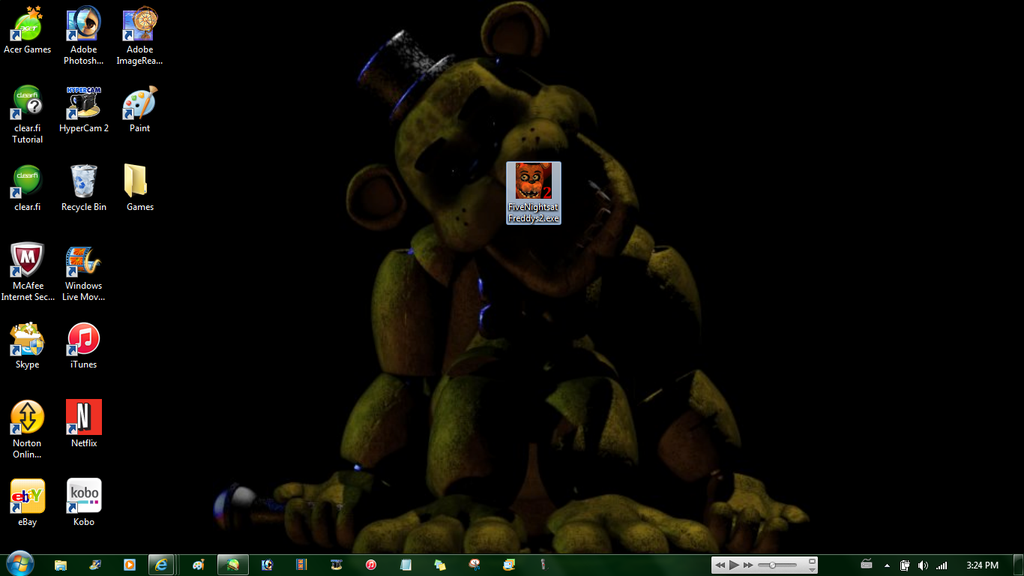 Fnaf On My Desktop By Creepypastagirl1001