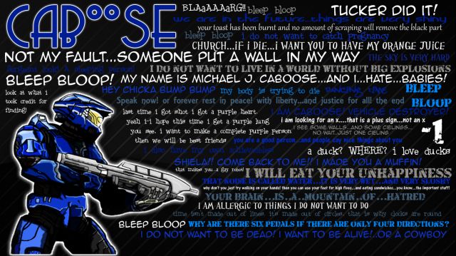 Red Vs Blue Caboose Quotes Desktop wallpaper of quotes