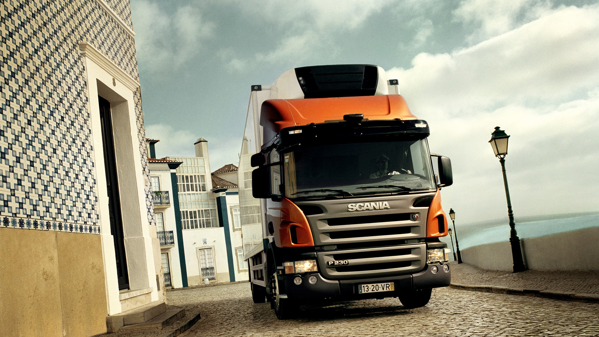 Power Inspired Scania Truck Wallpaper