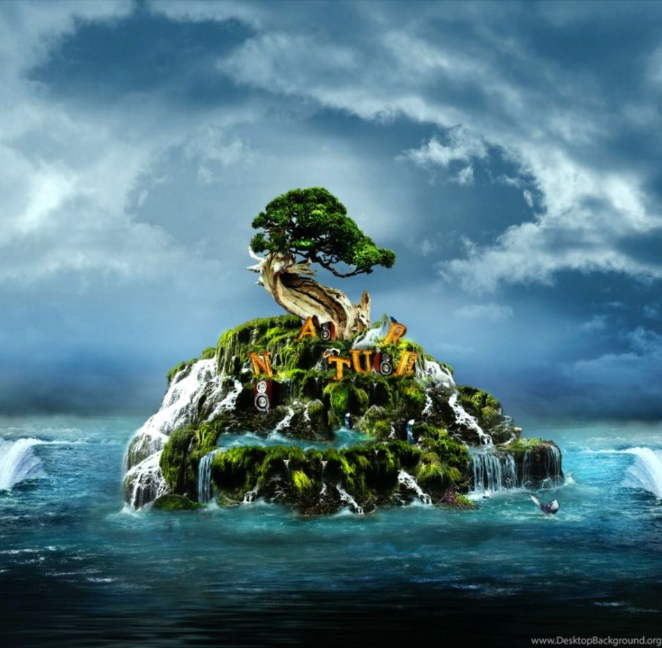 Cool Island Wallpaper Top Background