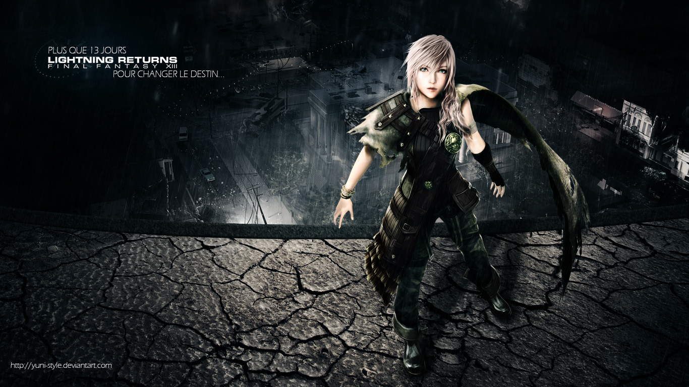 Final Fantasy Xiii Desktop Wallpaper Lightning Returns