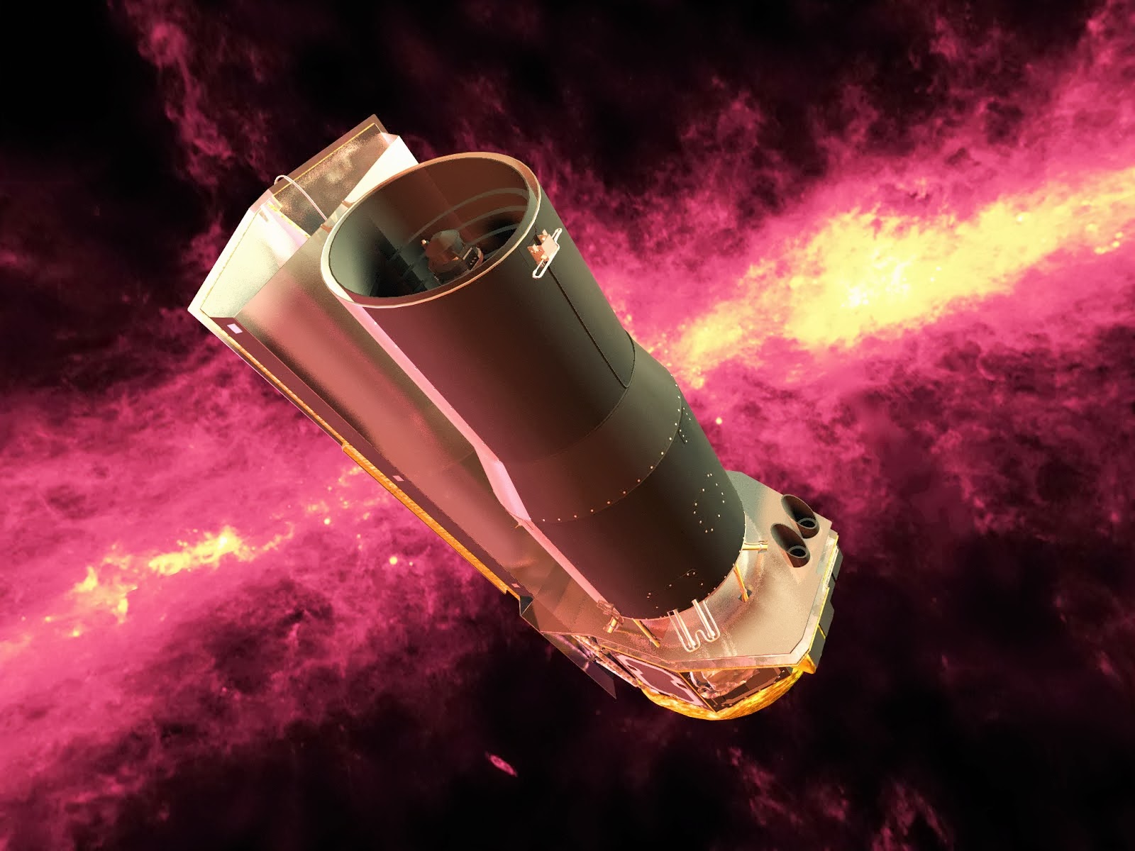 Spitzer Space Telescope Image Wallpaper