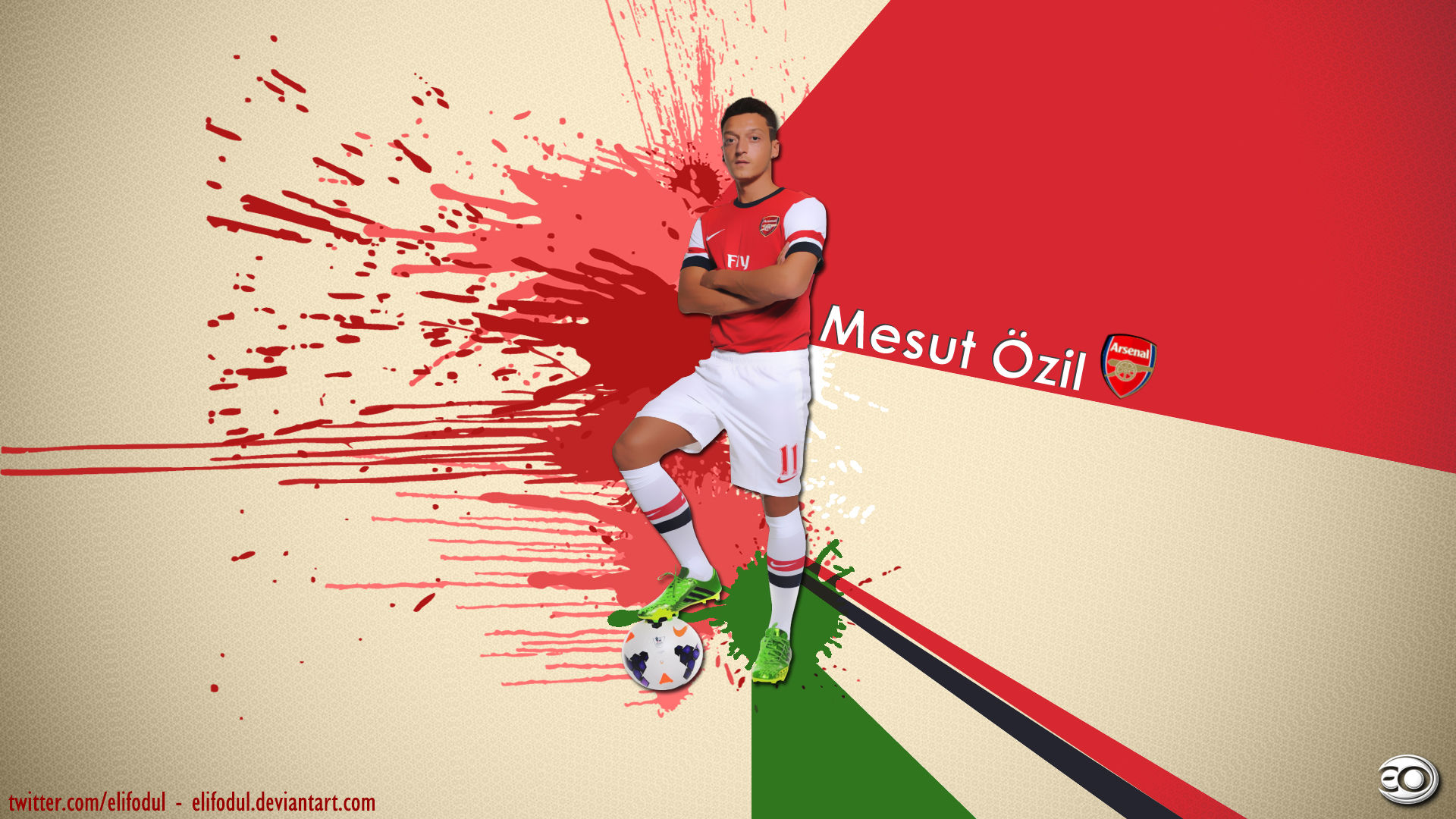 Mesut Ozil Arsenal HD Wallpaper Desktop