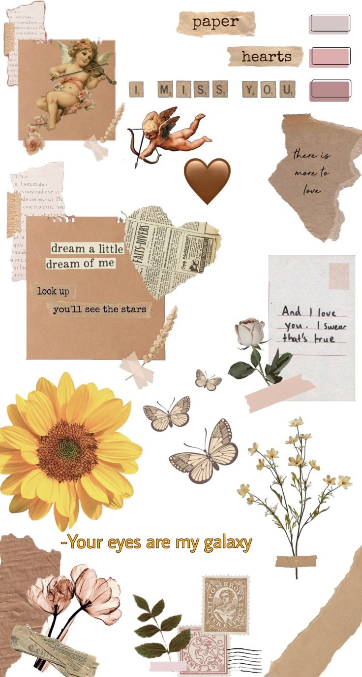 Aesthetic Wallpaper Scrapbook Stickers Printable