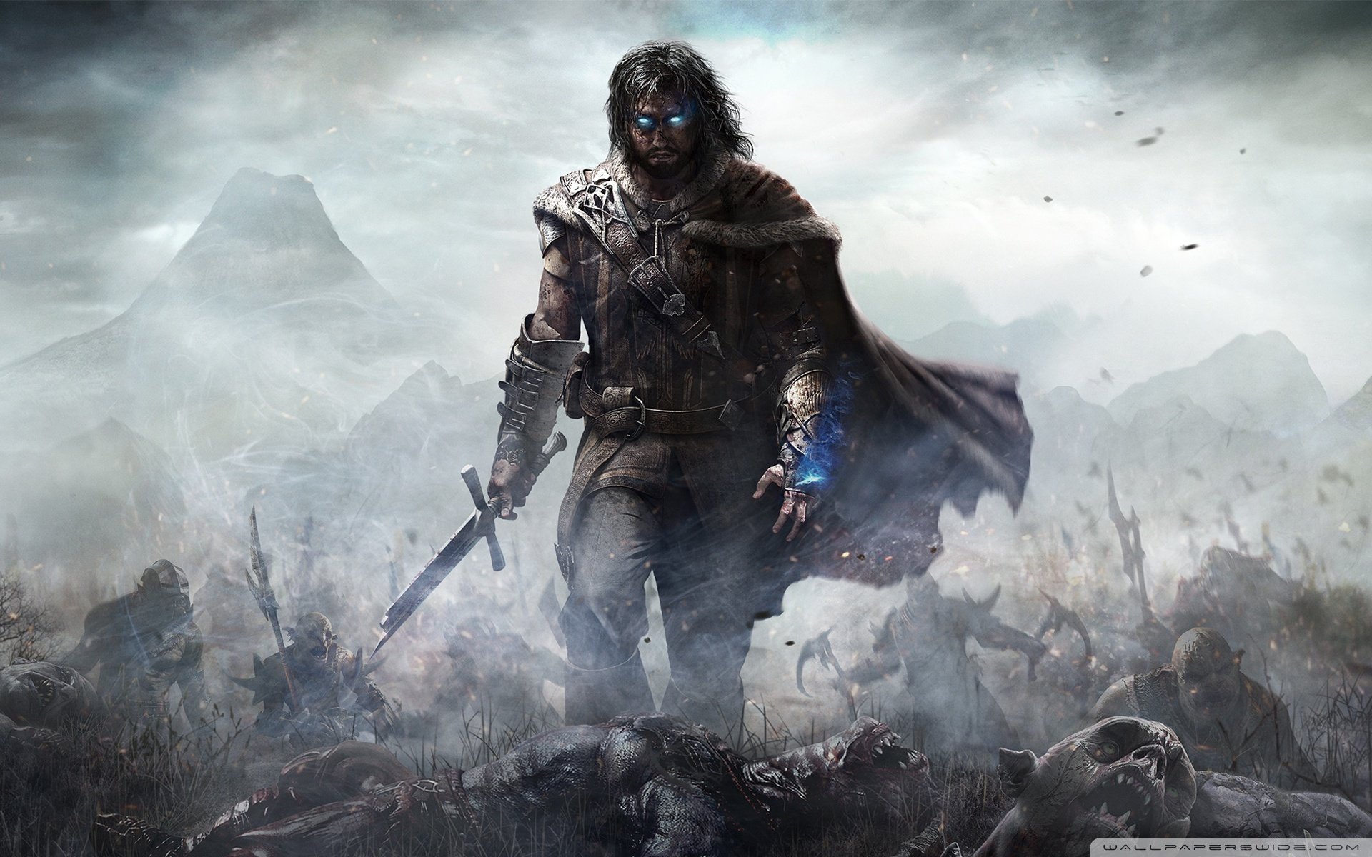 Middle earth shadow of mordor wallpaper 1920x1200