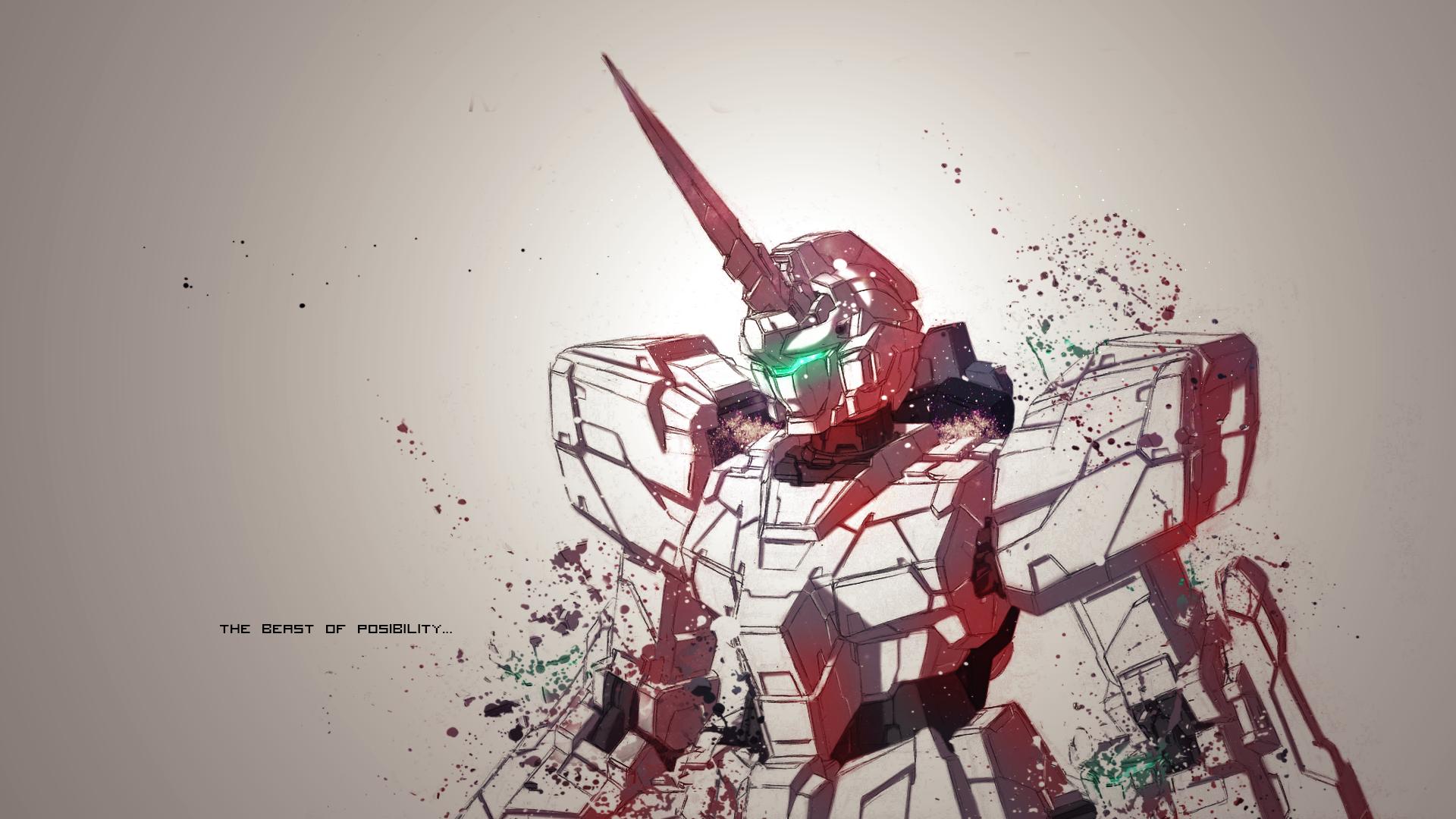 Gundam Unicorn Mode Wallpaper 1267 Wallpaper Themes