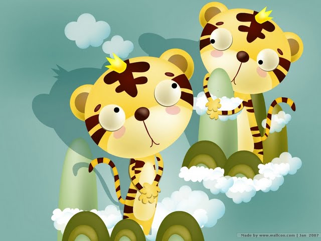 Zodiac Animals Cartoons Tiger Chinese Animal Signs Cartoon