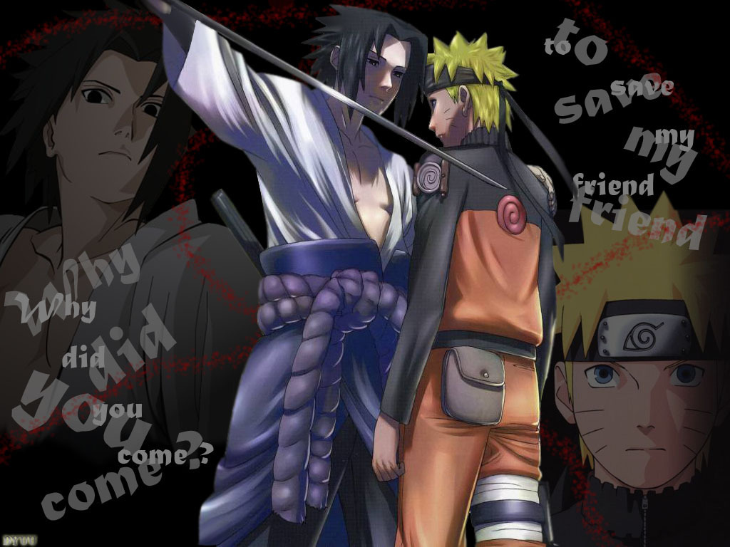 Naruto X Sasuke Sasunaru Wallpaper