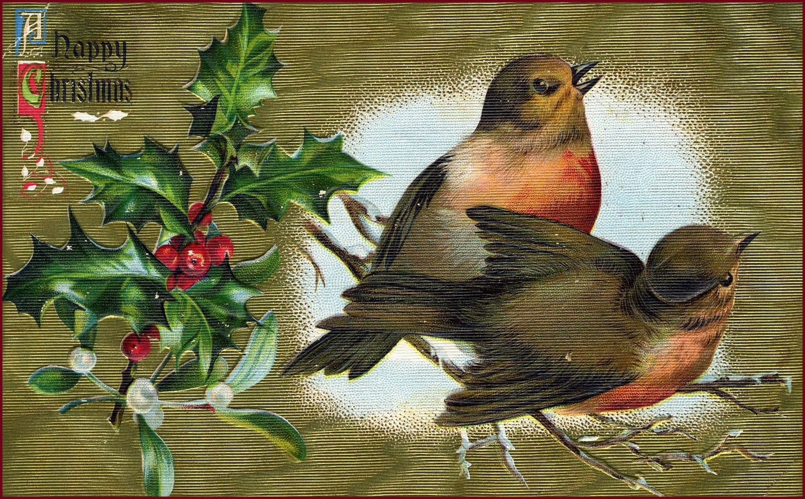 Little Birdie Blessings BOLD Encouragement Free Christmas Images