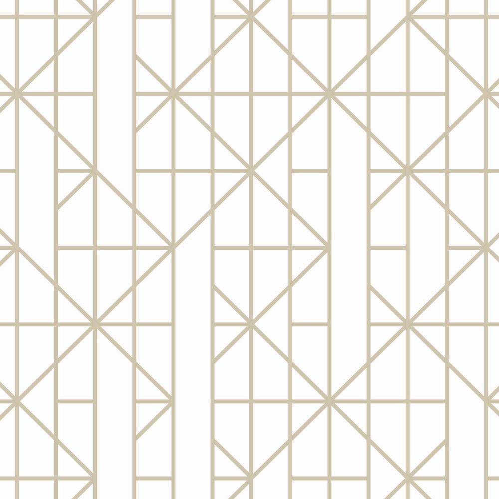 Graham Brown Gold Linear Removable Wallpaper The Home Depot