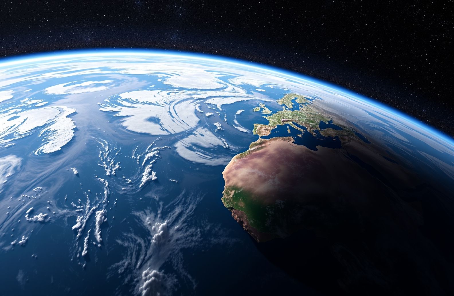 Earth From Space Hd Wallpaper
