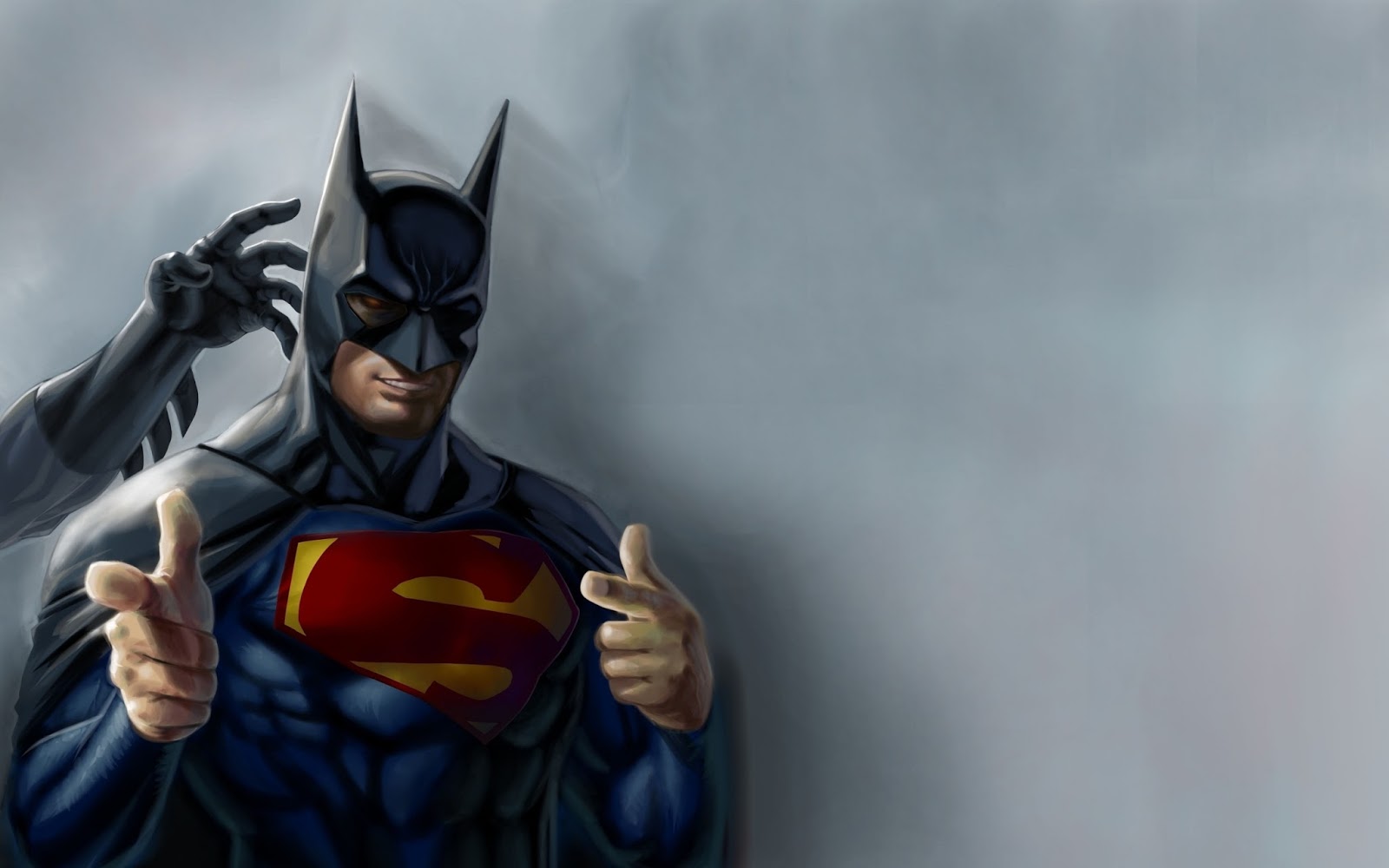Superman Batman DC Comic Heroes Superhero Funny Parody HD Wallpaper i3