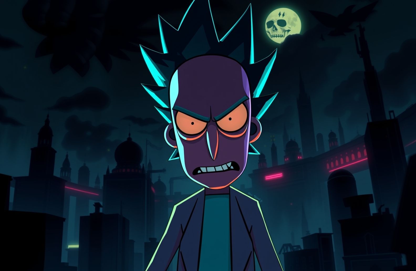 Evil Morty Wallpaper