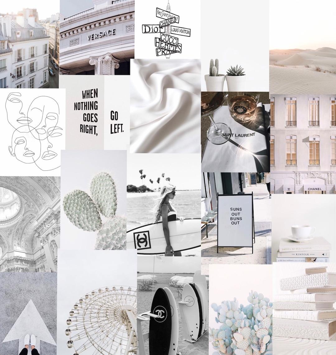 White and Black Designer Art Collage Pack   Etsy