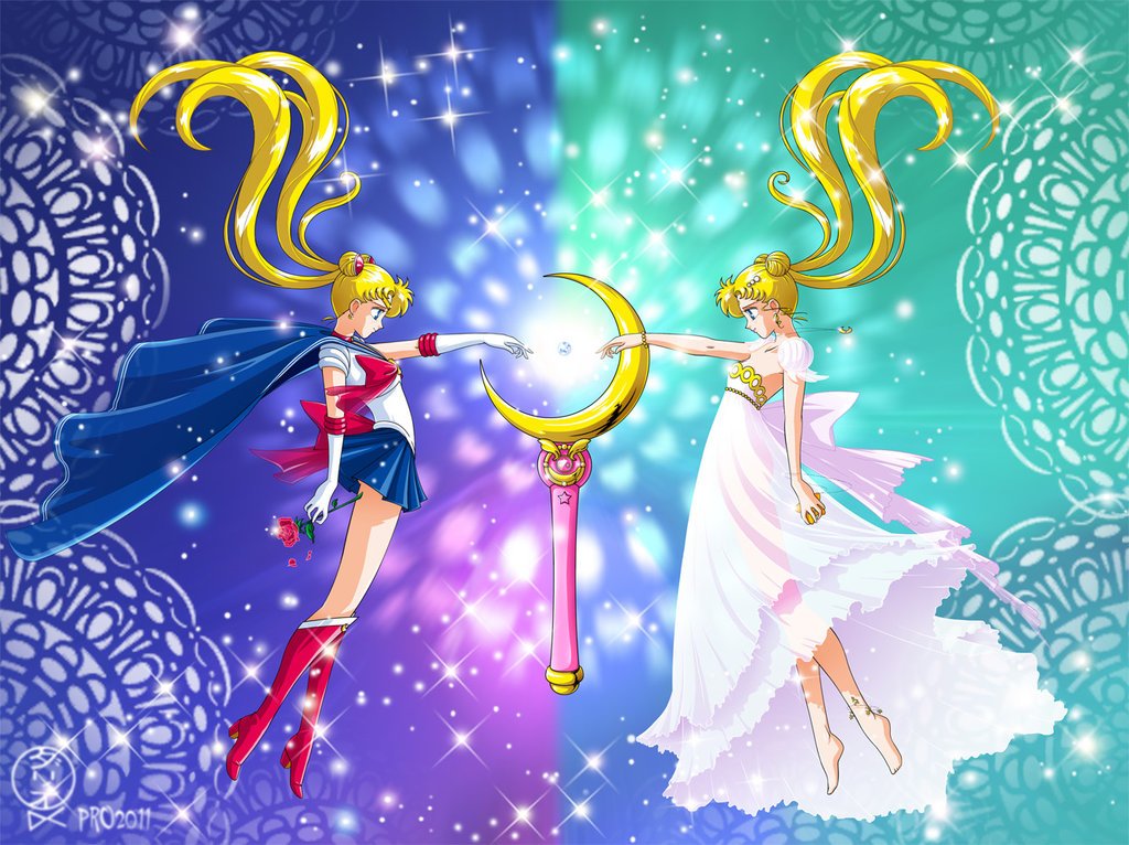 Sailor Moon And Princess Serenity By Dxpro