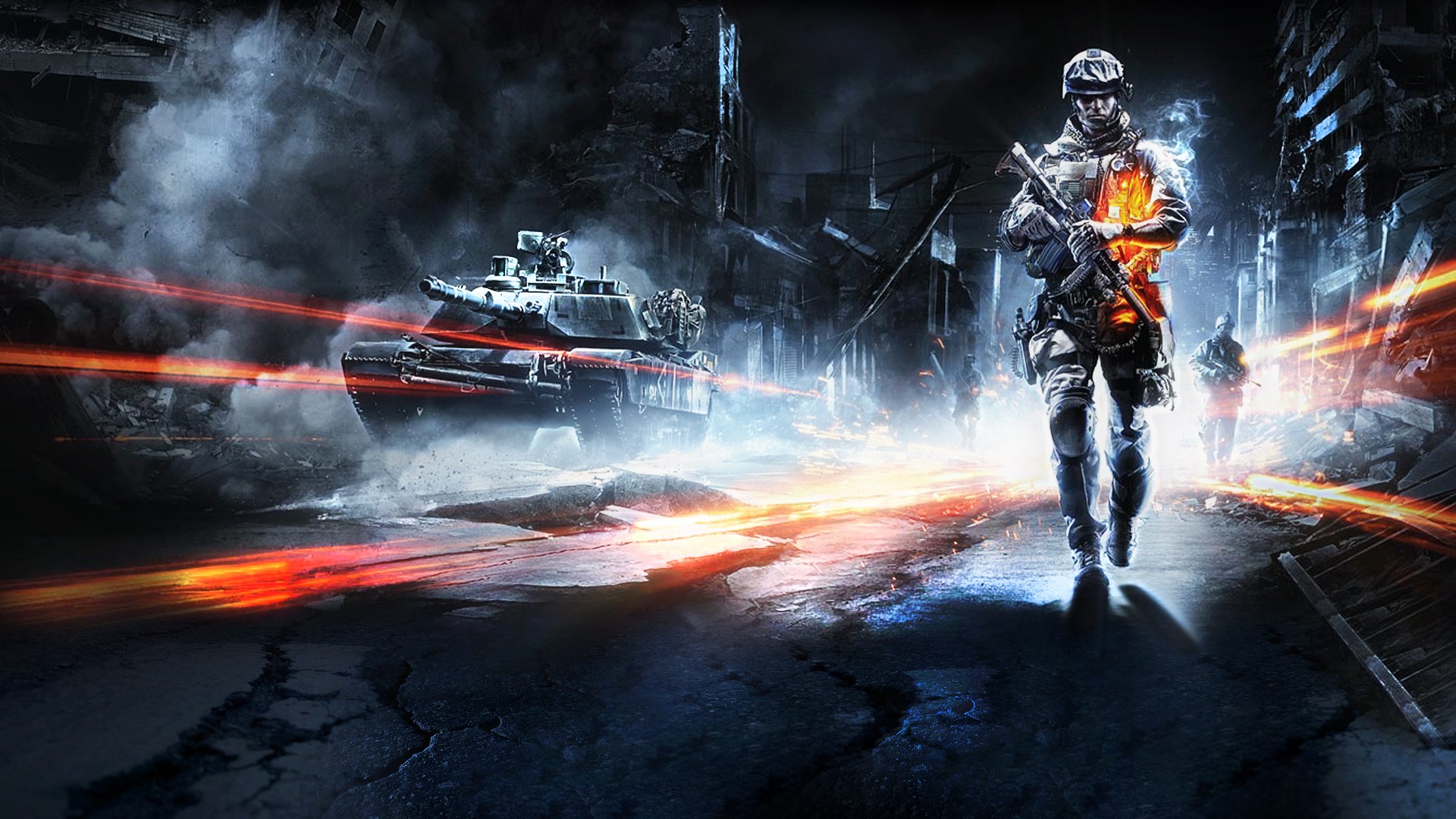Wallpaper Video Games Fire Battlefield Darkness Screenshot