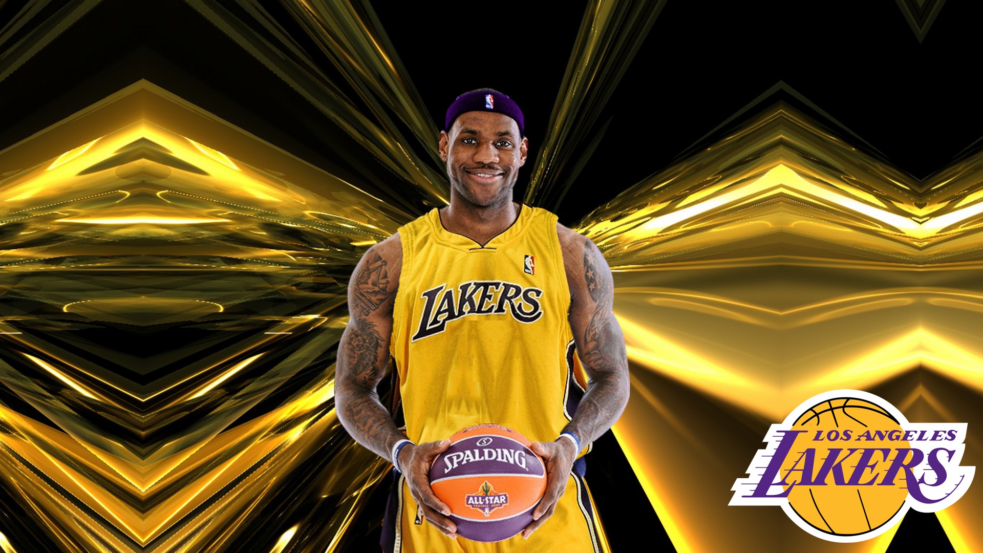 Wallpaper HD Lebron James La Lakers Basketball