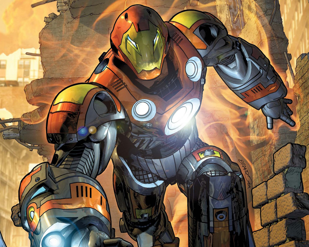 Ultimate Iron Man Armor Wars Hyper Bo Wallpaper